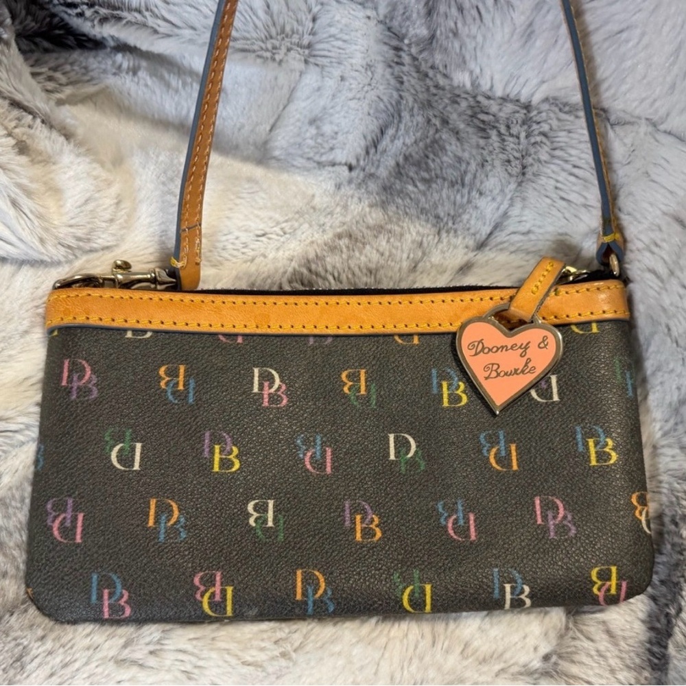 Dooney & Bourke Rainbow Y2K Wristlet EUC